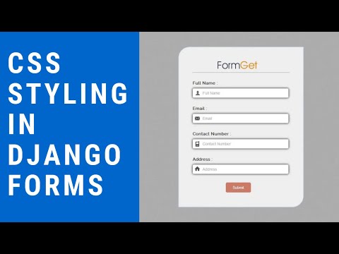 How Style the Forms Created by Model Forms in Django thumbnail