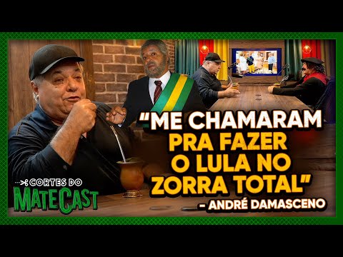 "THEY CALLED ME TO PLAY LULA IN ZORRA TOTAL" - ANDRÉ DAMASCENO - MATECAST