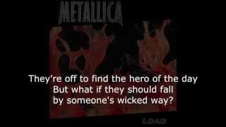 Metallica - Hero Of The Day Lyrics (HD)