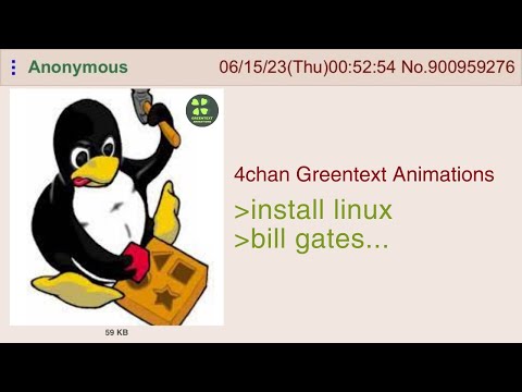 Anon installs Linux for the first time | 4chan Greentext Animations