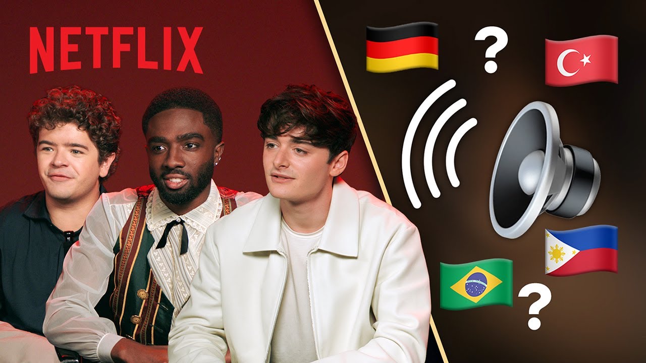 The Stranger Things Cast Guesses The Dub | Stranger Things 5 | Netflix