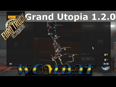 ETS2 1.33 - Grand Utopia v1.2.0, 1-1 scale map by MyGodness