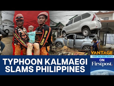 Typhoon Kalmaegi Hits Philippines, At Least 26 People Dead | Vantage on Firstpost | N18G