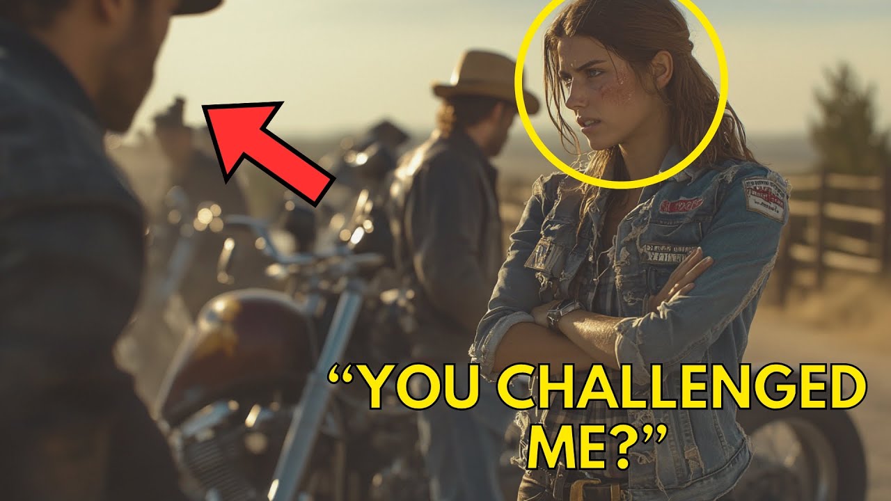 Bikers Challenge A Rancher’s Daughter, Ignorant Of Her Deadly Military Skills