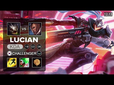 Lucian vs Kog'Maw ADC - KR Challenger - Patch 12.13 Season 12