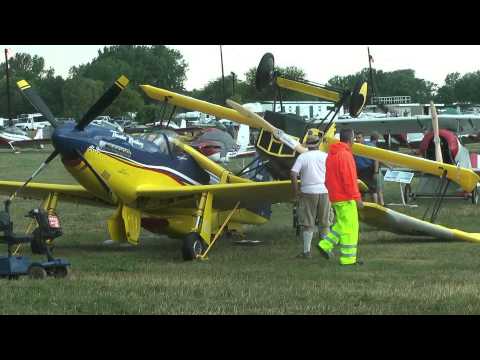 Destructive Windstorm at EAA -Wisconsin Storm Chasing 2012: Episode #6