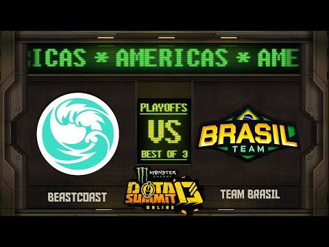 beastcoast vs Brasil Game 1 - Monster Energy Dota Summit 13 Online NA/SA: LR1 w/ Moxxi & lizZard