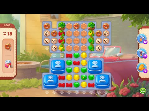 Homescapes Level 9569 No Boosters Gameplay