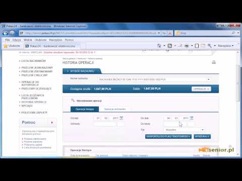 PKO SA - Sprawdzanie salda, historia rachunku.