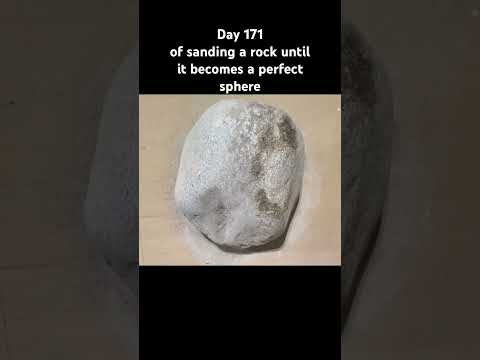 Day 171 of sanding a rock until it becomes a perfect sohere #hellyeah #consistency #stone #creed