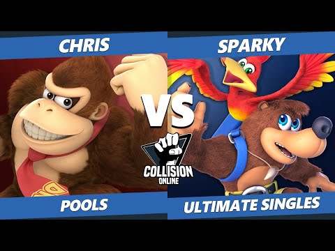 Collision Online Ultimate Pools - D3 | Chris (Donkey Kong) Vs. Sparky (Duck Hunt, Banjo) SSBU