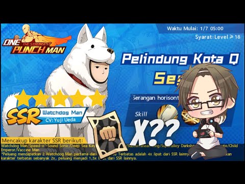 🔴Gacha Watchdog Man Bintang 5 IKUZOOO !! - One Punch Man The Strongest