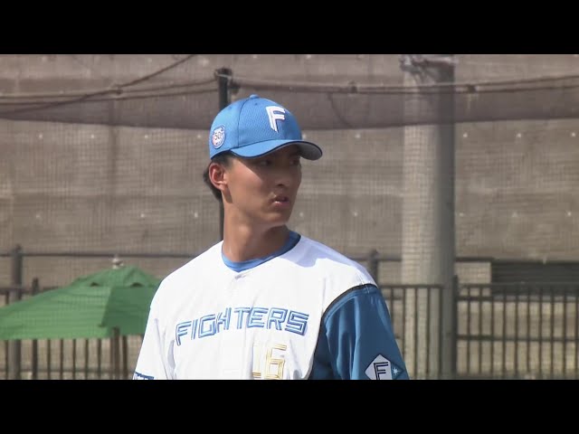 【ファーム】ファイターズ・達孝太 6回90球を投げ、毎回の8奪三振2失点の力投!! 2024年8月11日 北海道日本ハムファイターズ 対 埼玉西武ライオンズ