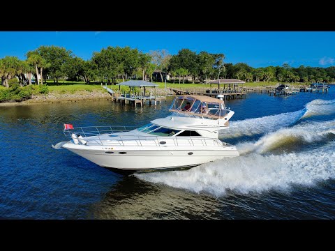 2003 Sea Ray 400 Sedan Bridge Lighten Up Video
