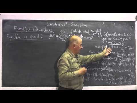 2/2 Lectia 636 - Functia de grad 1 Functia de grad 2 Graficele lor Limite de functii - Tema Clasa 11