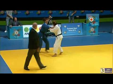 Judo 2013 European Open Women Rome: Galeone (ITA) - Heise (GER) [-78kg] final