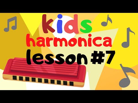Harmonica Lessons for Kids: Lesson 7 (Barney Song, part 1)