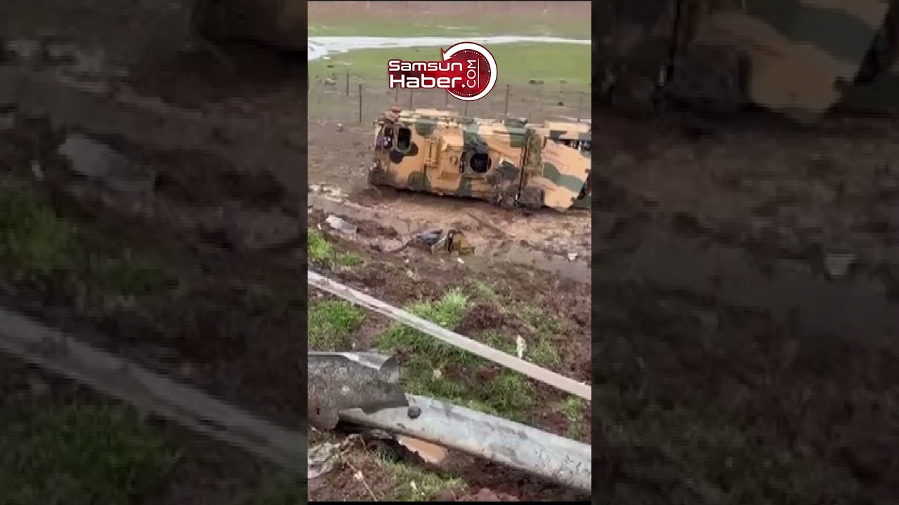 Askeri araç devrildi: 10 asker yaralandı