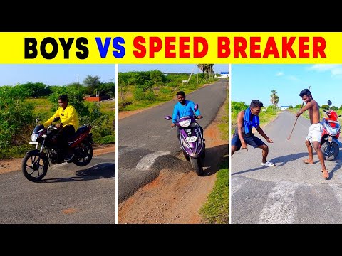 Types Of Boys Vs Speed Breaker 😂🤣 | Amazing Brothers #comedy #shorts #funny #funnyvideo