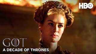 A Decade of Game of Thrones | Lena Headey on Cersei Lannister (HBO) video
