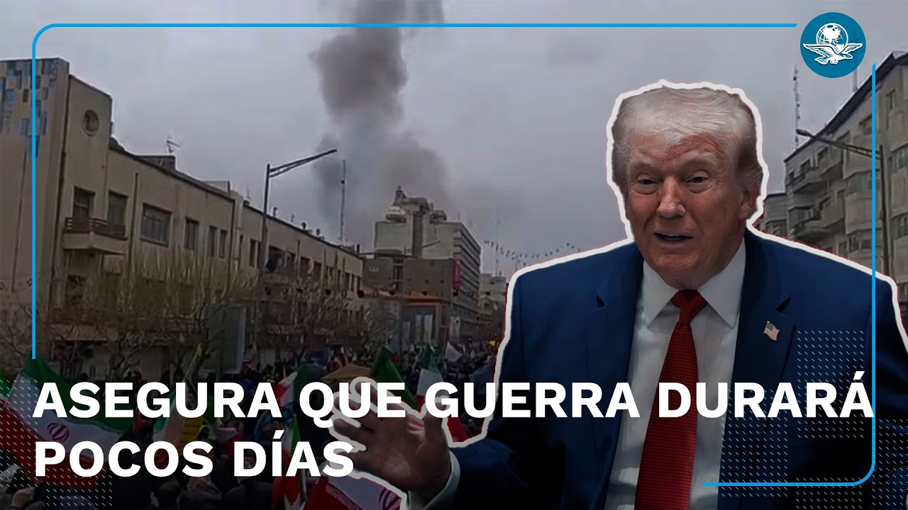 Trump asegura que le está dando una “paliza” a Irán; guerra no durará mucho, dice
