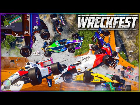 F1 ATTACKS The HOT WHEELS Track! | Wreckfest