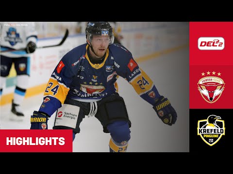 DEL2: Lausitzer Füchse vs. Krefeld Pinguine | Highlights