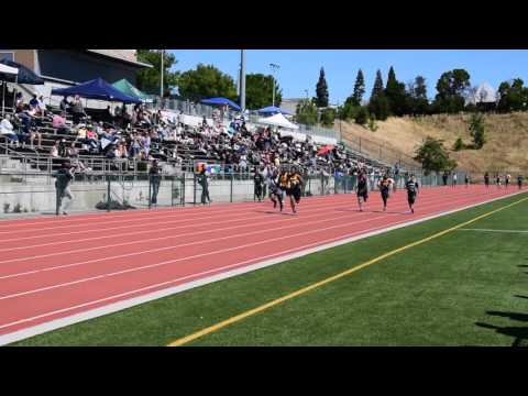 Sam Brannan - 7th Grade Boys 100m - SCUSD Championships - 5/13/17