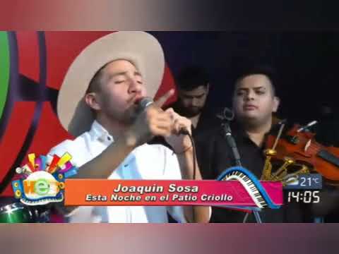 Joaquin Sosa- busca un confidente