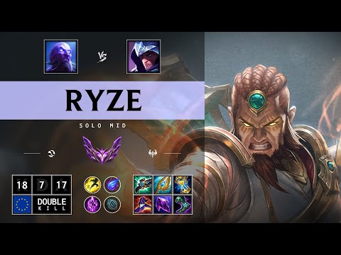 Ryze Mid vs Talon: Unstoppable - EUW Master Patch 14.15