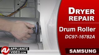 Samsung Dryer - Loud During Spin - Drum Support Roller Repair and Diagnostic