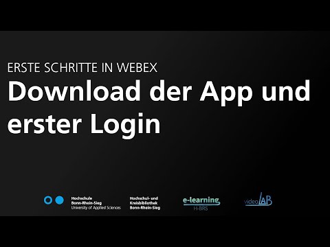 Download der App und erster Login