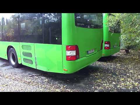 CNG MAN Lion's City bendybus starter motor work out