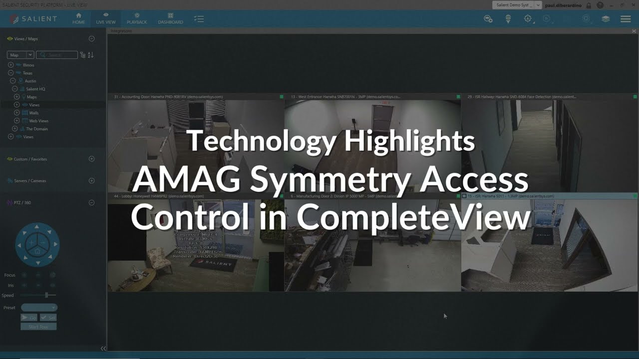 AMAG Symmetry Access Control in CompleteView