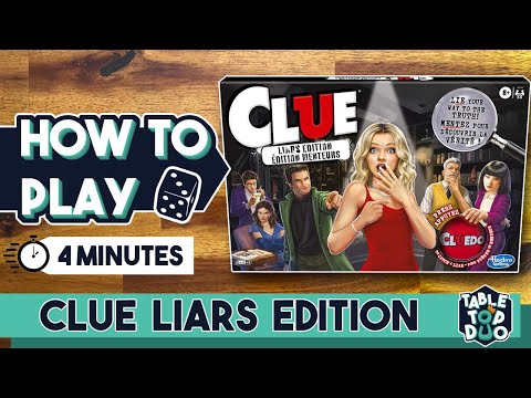 How To Play Clue Liars Edition (Cluedo Liars Edition Rules)