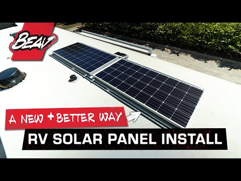 Installing Solar Panel System on a "Solar Prepped RV"