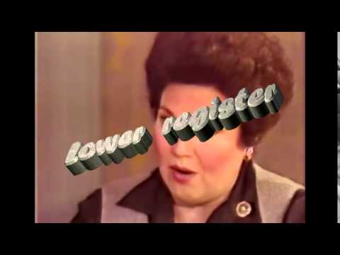 Marilyn Horne  Lower Register break