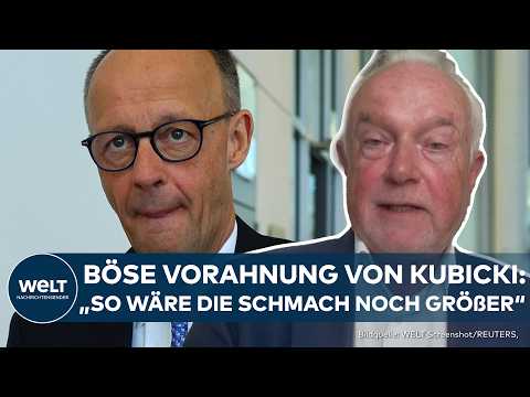 BUNDESTAG: Kanzlerwahl! Lassen Abweichler Merz erneut fallen? Kubicki skizziert "die große Schmach"