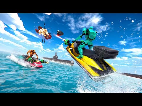 New Jet Ski Robot Part-3 | Submarine Robot Transformation - Android GamePlay | By Game Crazy