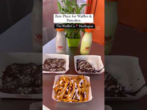 Best Pancakes n Waffles in Hyderabad #india #blogger #food #subscribe #youtubeshorts #foodie #waffle