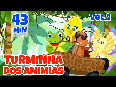 Turminha dos Animais Vol.2 - Giramille 43 min | Desenho Animado Musical