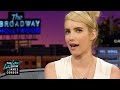 Emma Roberts Is No Fan Of Sweat Stache