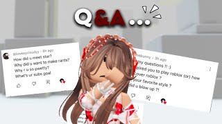 7k special Q&A… (exposing myself)