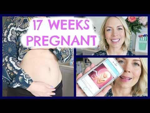 17 WEEKS PREGNANT - PREGNANCY UPDATE - FEELING THE BABY MOVE! Video