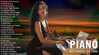 Greatest 200 Romantic Piano Love Songs 70s 80s 90s - Relaxing Piano Instrumental Love Songs Ever