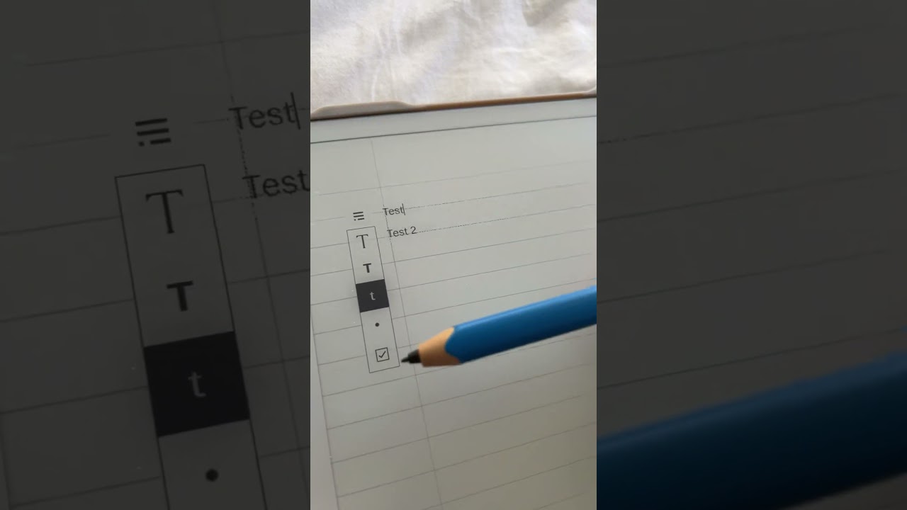 reMarkable Tip #5 - The interactive check/tick box