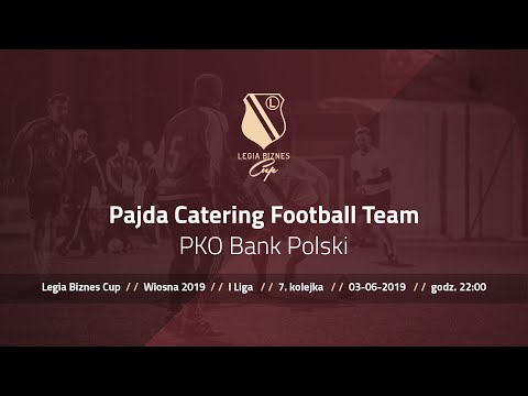 Skrót spotkania Pajda Catering Football Team - PKO Bank Polski ( Legia Biznes Cup Wiosna 2019 )