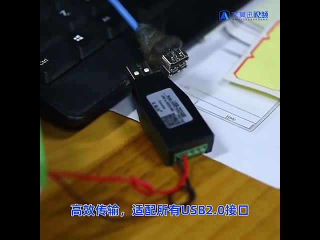 Vídeo relacionado con Convertidor bidireccional RS232 a RS485, módulo de conversión serie CC de 5 ~ 30 V para control de automatización industrial, pantalla LED, alimentación eléctrica