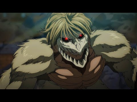 Falco Turned into Jaw Titan, Connie Mikasa & Hange Fighting Yeagerists | Attack on Titan Season 4