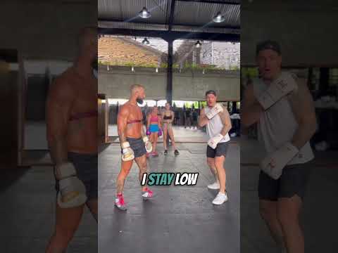 Using the Long Frame in Boxing #boxingmoves #boxeo #mma